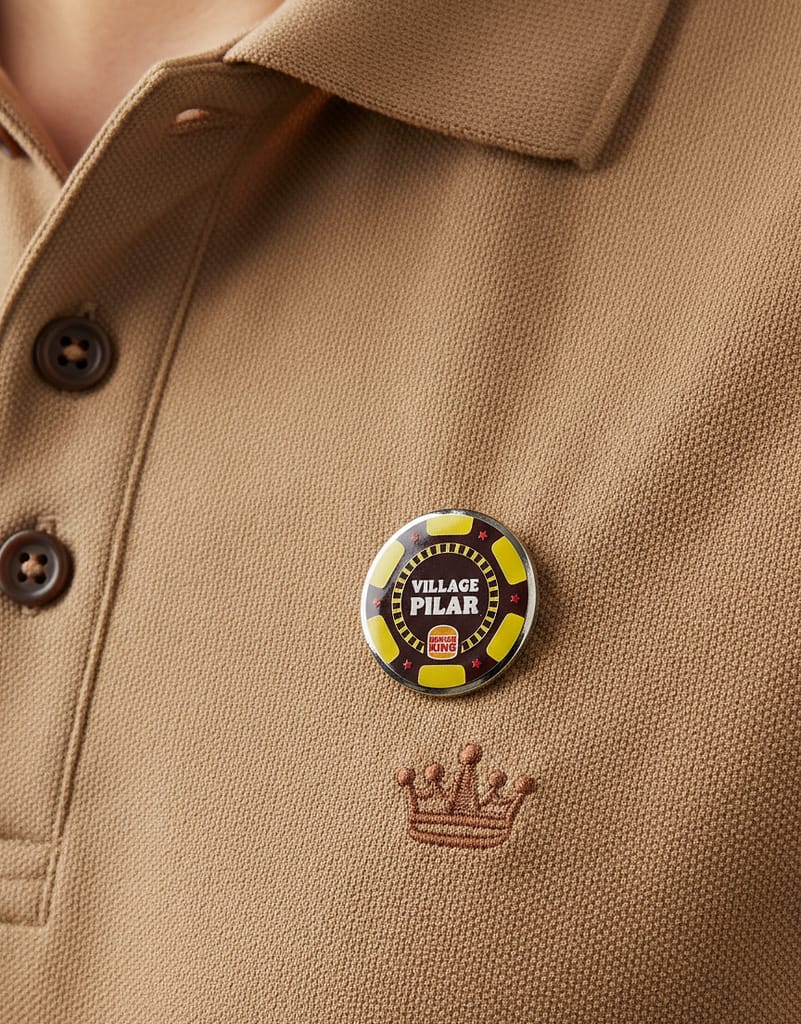 Pin corporativo con resina para Argentina