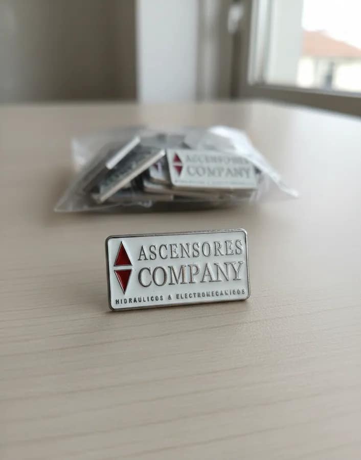Pin de metal Ascensores Company