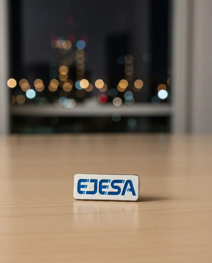 Pin plateado EJESA en Argentina