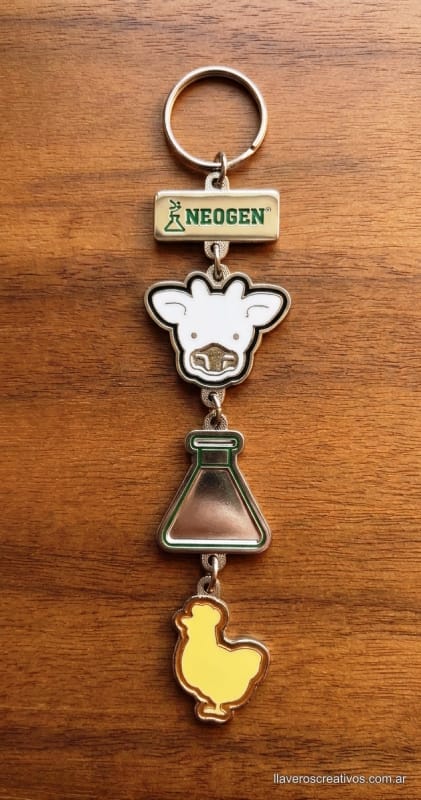 LLavero Neogen personalizados varios apliques
