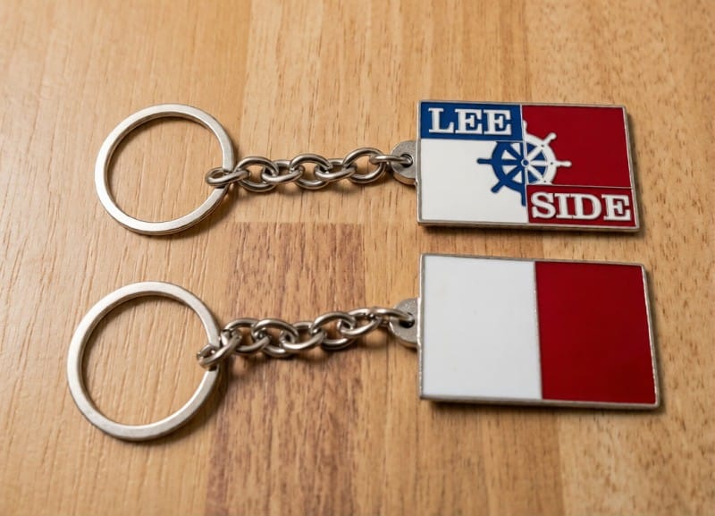 Llaveros personalizados frente y dorso