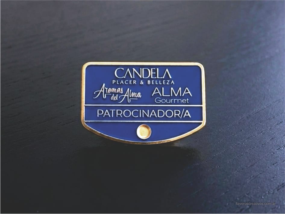 Pin de metal Candela personalizado